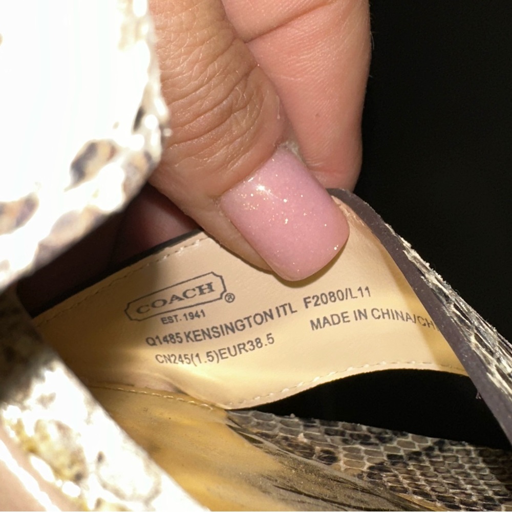 Coach heels - Picture 5 of 5
